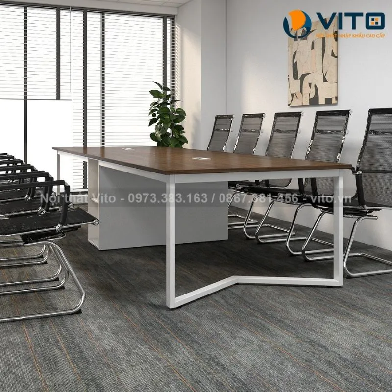 MODULE BÀN LÀM VIỆC CHÂN CHỮ M MDV-MH8T 11 Module bàn làm việc chân chữ M MDV-MH8T - Ảnh 11