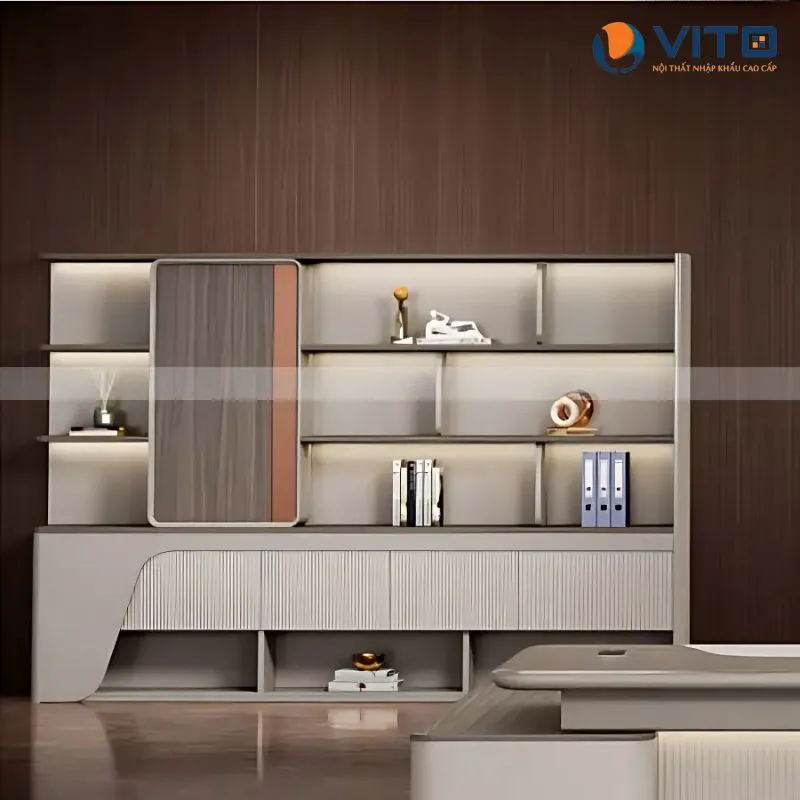 TỦ LÃNH ĐẠO VITO TLDV-02B2420 2 Tủ lãnh đạo Vito TLDV-02B2420 - Ảnh 2