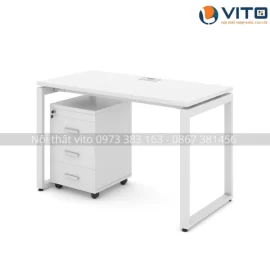 Bàn làm việc nhân viên khung sắt
