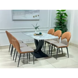 bộ bàn ăn 6 ghế gia đình