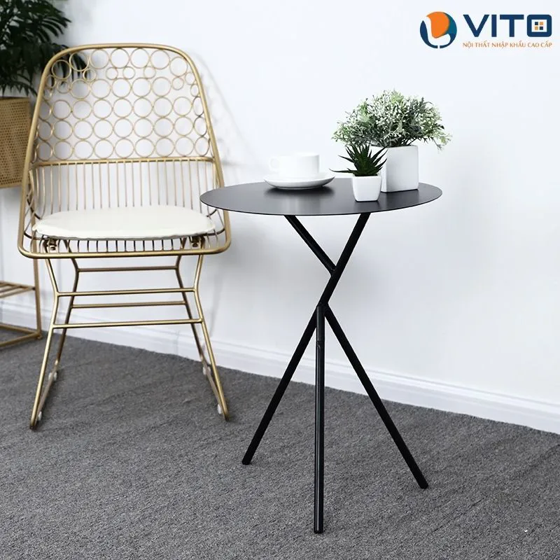 BÀN CAFE KHUNG THÉP VITO BCF-HK1 5 Bàn cafe khung thép Vito BCF-HK1 - Ảnh 5