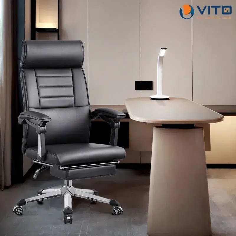 GHẾ DA GIÁM ĐỐC GGDV-6109A 5 Ghế da giám đốc GGDV-6109A - Ảnh 5