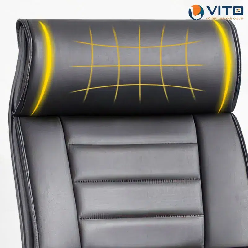 GHẾ DA GIÁM ĐỐC GGDV-6109A 4 Ghế da giám đốc GGDV-6109A - Ảnh 4