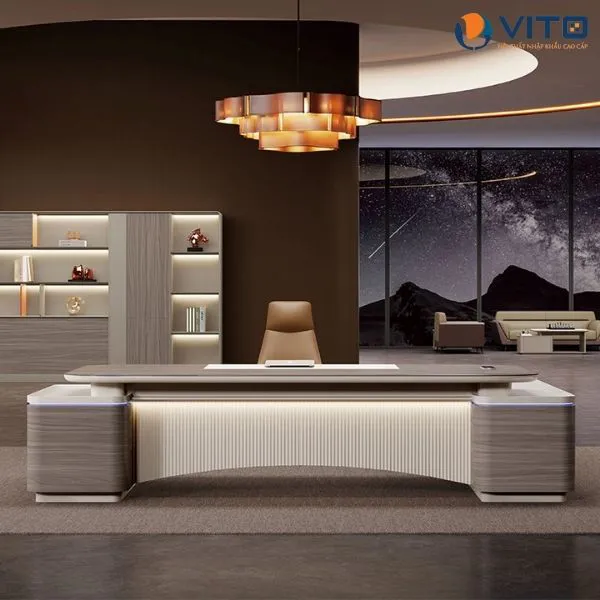 BÀN LÃNH ĐẠO VITO BLDV-01T3224 3 Bàn lãnh đạo Vito BLDV-01T3224 - Ảnh 3