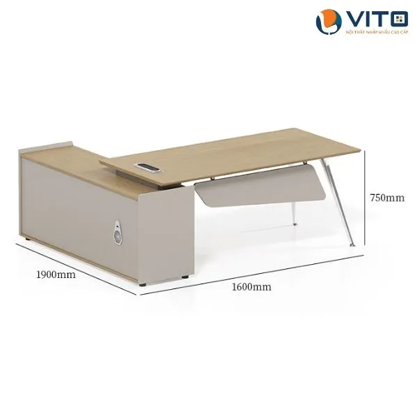 BÀN LÃNH ĐẠO VITO BLDV-JK1816A 3 Bàn lãnh đạo Vito BLDV-JK1816A - Ảnh 3