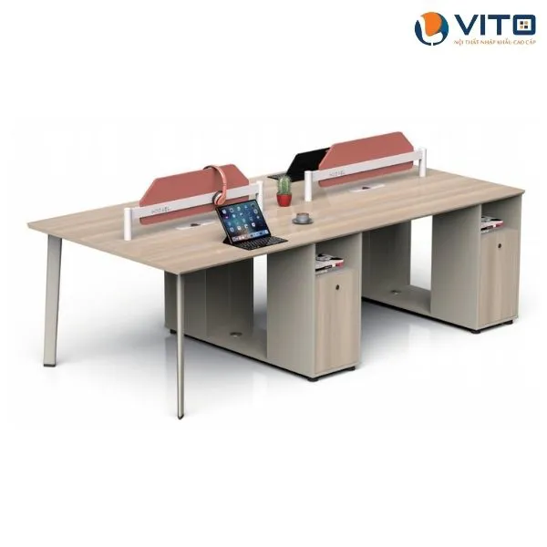 Module bàn làm việc 4 người MDV-PF029-4