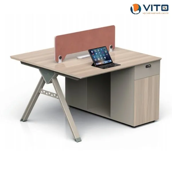 Module bàn làm việc 2 người MDV-PF028-2