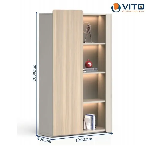 TỦ GIÁM ĐỐC VITO TGDV-W01312 2 Tủ giám đốc Vito TGDV-W01312 - Ảnh 2