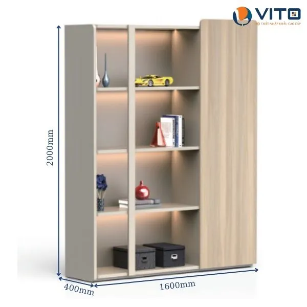 TỦ GIÁM ĐỐC VITO TGDV-W01316 3 Tủ giám đốc Vito TGDV-W01316 - Ảnh 3