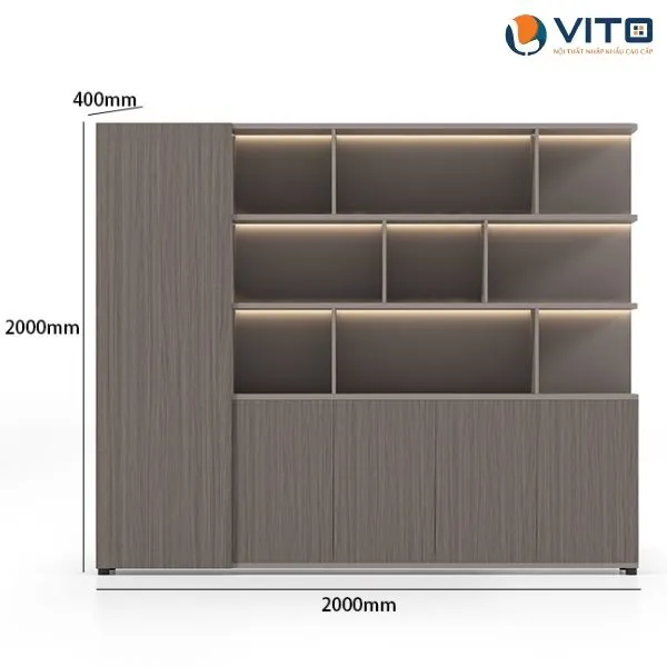TỦ LÃNH ĐẠO VITO TLDV-YC2020B 2 Tủ lãnh đạo Vito TLDV-YC2020B - Ảnh 2