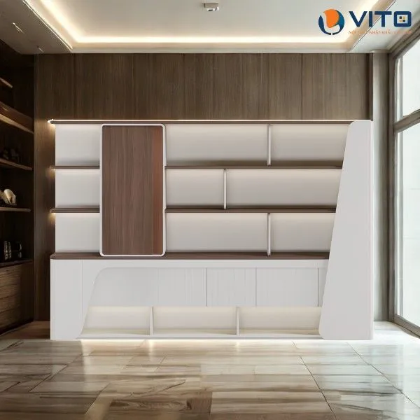 TỦ LÃNH ĐẠO VITO TLDV-02B3220 3 Tủ lãnh đạo Vito TLDV-02B3220 - Ảnh 3