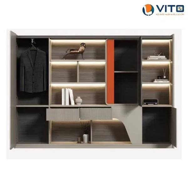 TỦ LÃNH ĐẠO VITO TLDV-YC2020A 3 Tủ lãnh đạo Vito TLDV-YC2020A - Ảnh 3